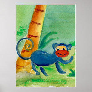 Affiche Monkey Safari Friend
