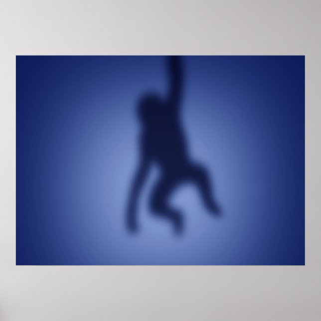 Affiche Monkey silhouette (Devant)