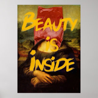 Affiche monna lisa, leonard de vinci, art classique, renai