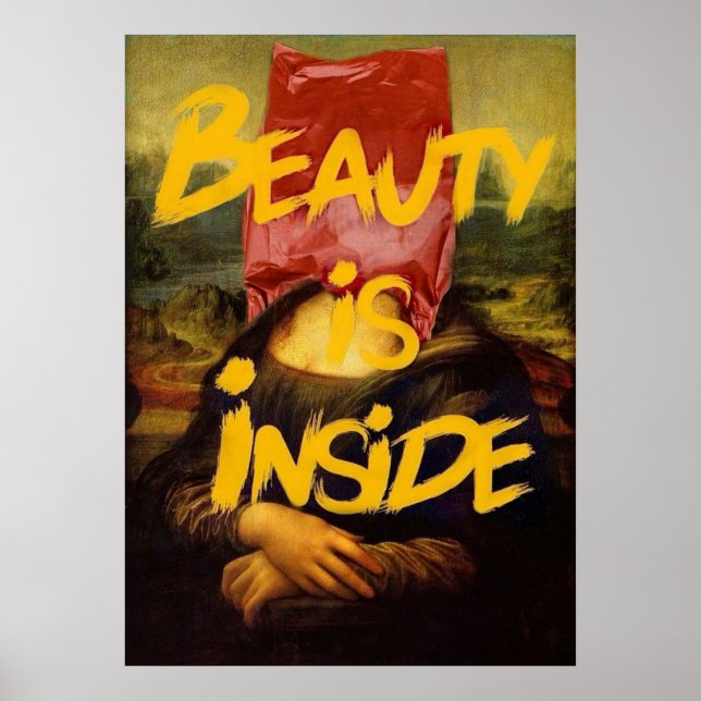 Affiche monna lisa, leonard de vinci, art classique, renai (Devant)