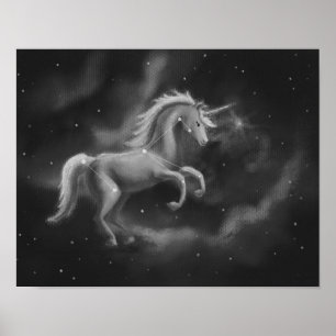 Affiche Monoceros La Constellation Unicorne