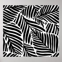 Monochrome Jungle Motif géométrique sans couture
