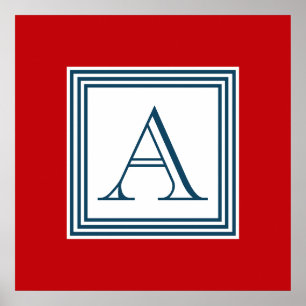Affiche Monogram design