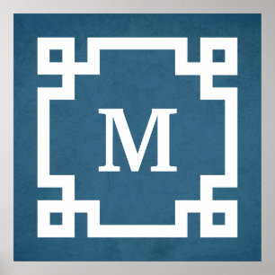 Affiche Monogram design