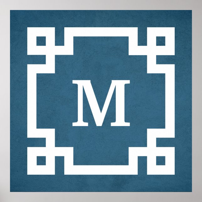 Affiche Monogram design (Devant)