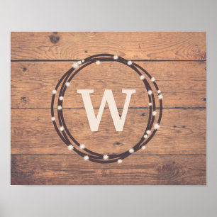 Affiche Monogram design