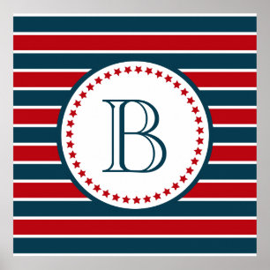 Affiche Monogram design