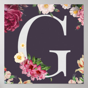 Affiche Monogramme