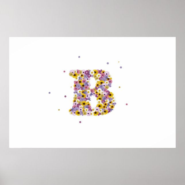 Affiche monogramme "B" (Devant)