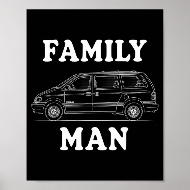 Affiche Monospace Humour pour la vie de papa fier C (Devant)