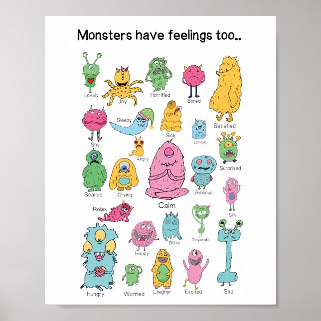 Affiche Monster a l'impression (Devant)