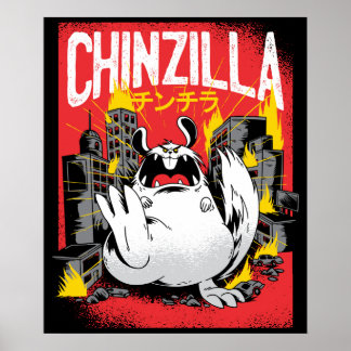 Affiche Monster Chinzilla Chinchilla