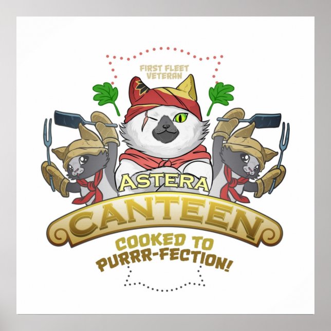 Affiche Monster Hunter Palico Cat Meowscular Chef (Devant)