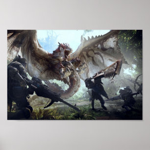 Affiche Monster Hunter World Rathalos