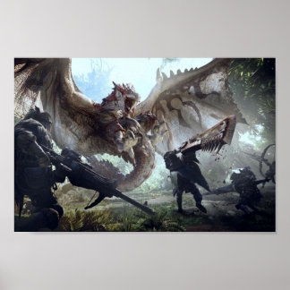 Affiche Monster Hunter World Rathalos