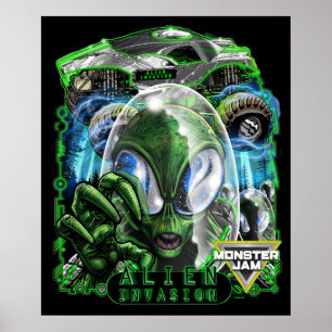 Affiche Monster Jam Invasion Alien