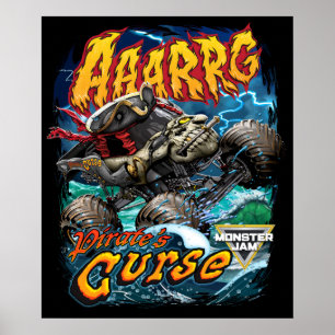 Affiche Monster Jam La Malédiction des Pirates