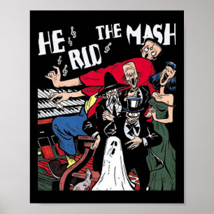 Affiche Monster Mash Halloween Ghoul Ghost