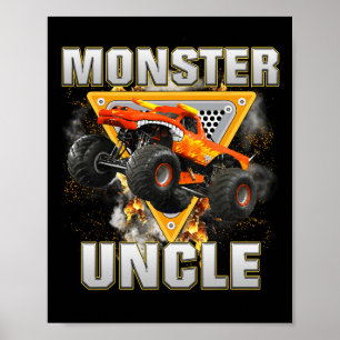 Affiche Monster Truck Uncle Monster Truck are My Jam Truck