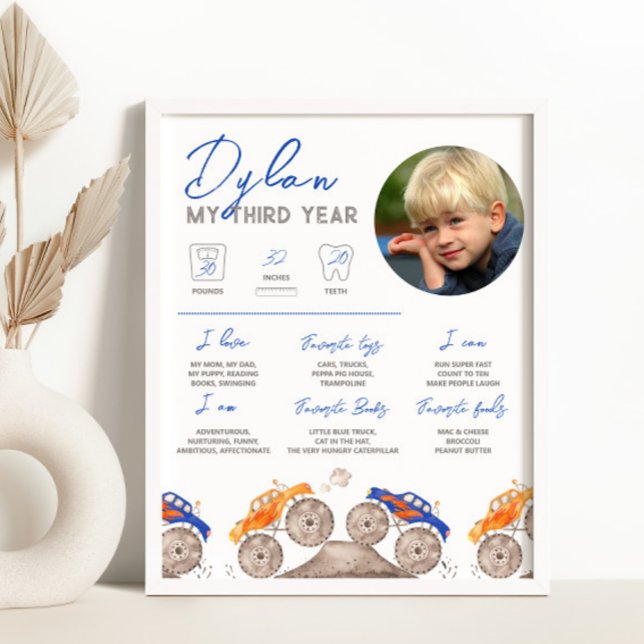 Affiche Monster Trucks - Symbole de l'étape photo (Créateur téléchargé)