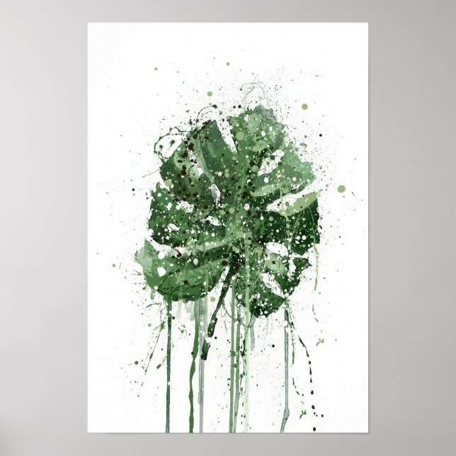 Affiche Monstera Leaf  (Devant)