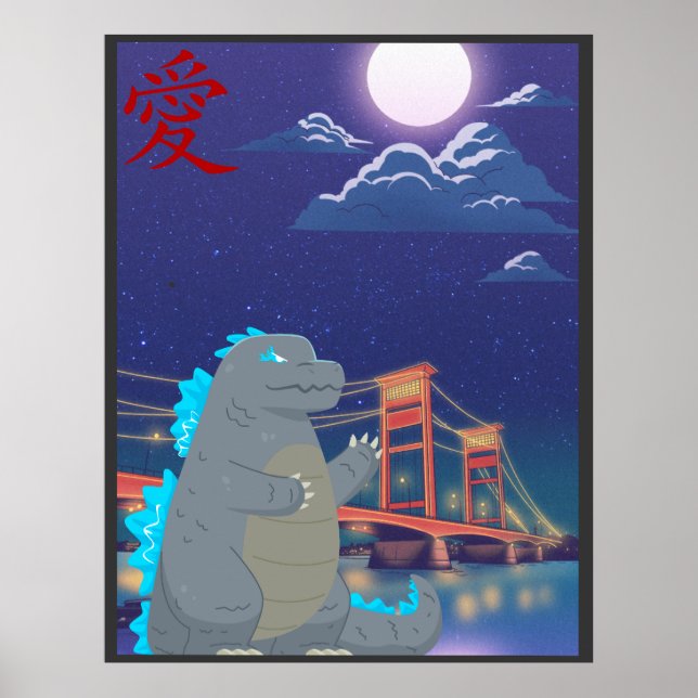 Affiche Monstre adorable de Cutezilla (Devant)