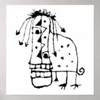 Affiche Monstre animal exotique