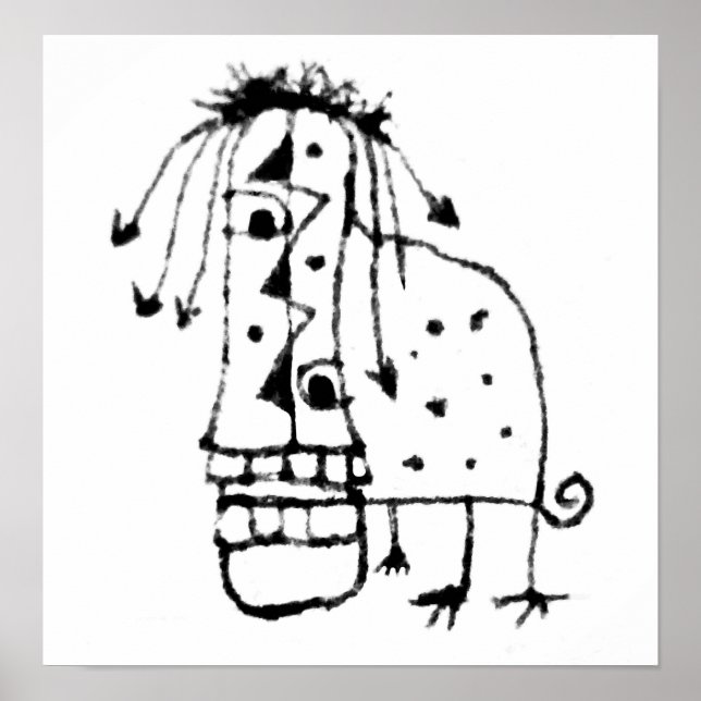 Affiche Monstre animal exotique (Devant)