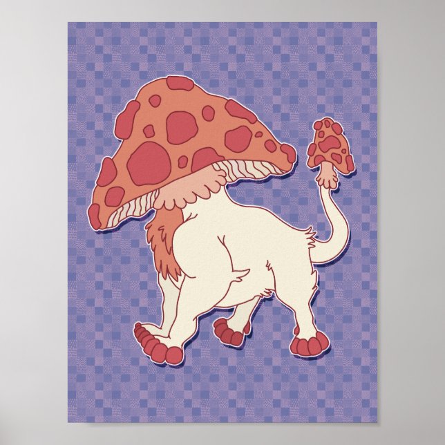 Affiche Monstre Champignon (Devant)