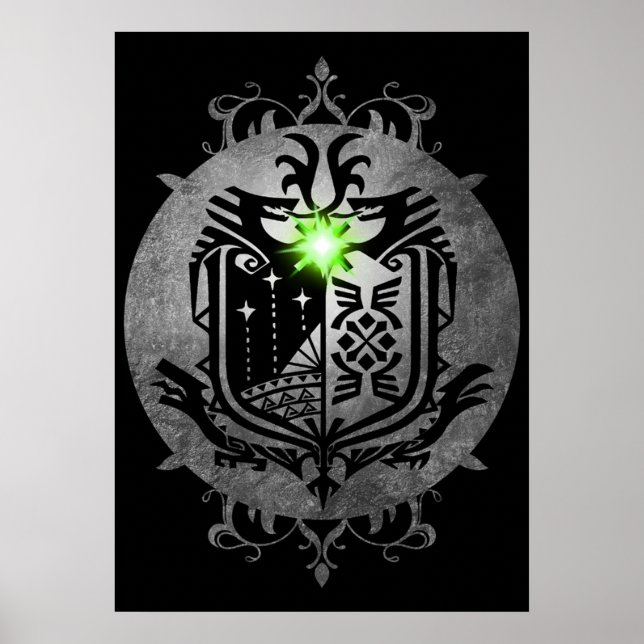 Affiche monstre chasseur (Devant)