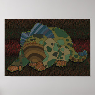 Affiche Monstre Crapaud