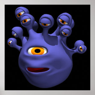 Affiche Monstre d'oeil