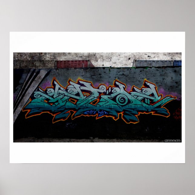 Affiche Monstre vert (Devant)