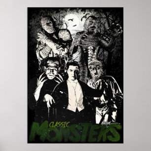 AFFICHE MONSTRES CLASSIQUES