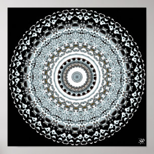 Affiche Monstres Mandala 2