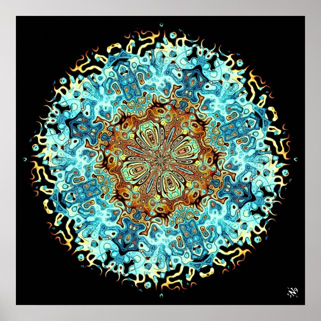 Affiche Monstres Mandala 4 (Devant)