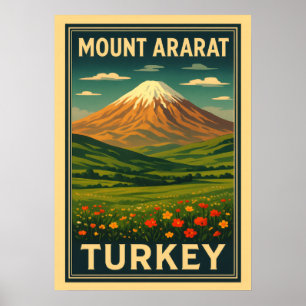 Affiche Mont Ararat Turquie V01