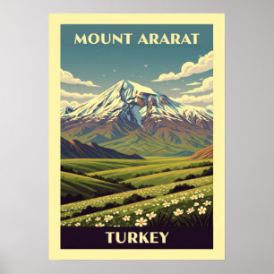 Affiche Mont Ararat Turquie V02