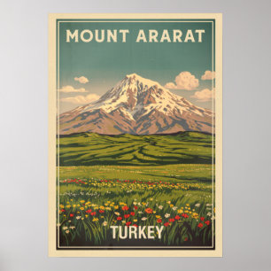 Affiche Mont Ararat Turquie V03