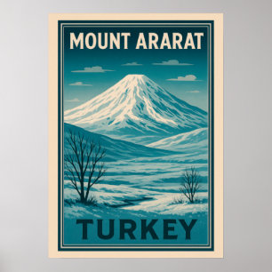 Affiche Mont Ararat Turquie V04
