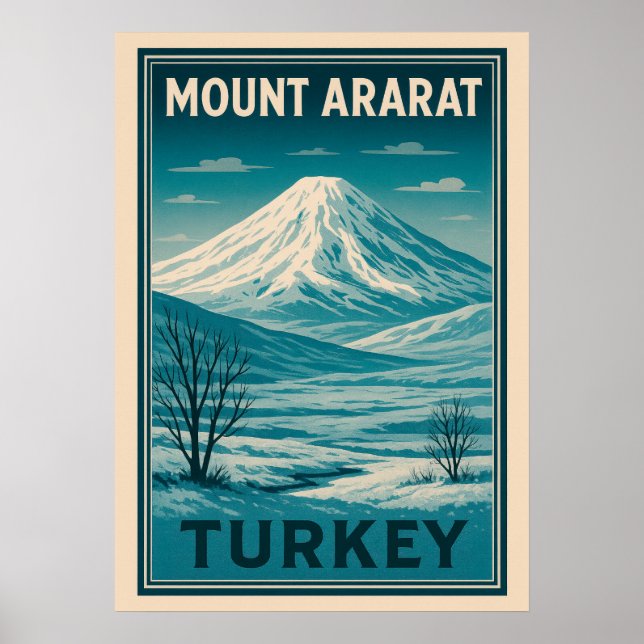 Affiche Mont Ararat Turquie V04 (Devant)