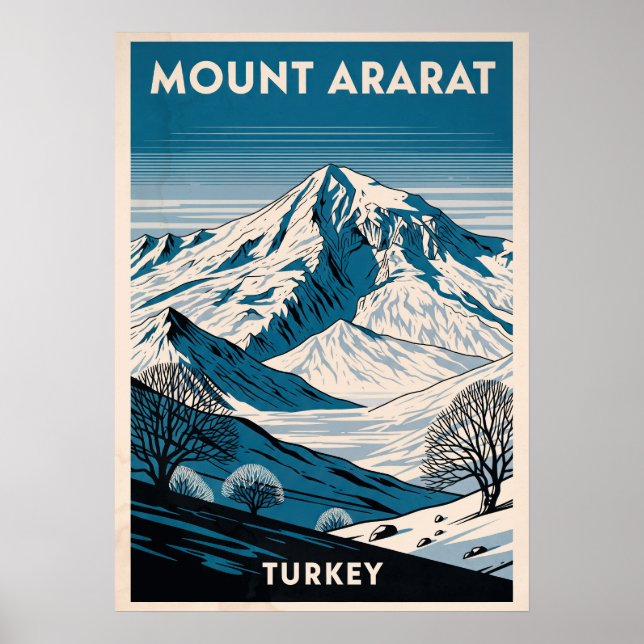 Affiche Mont Ararat Turquie V05 (Devant)