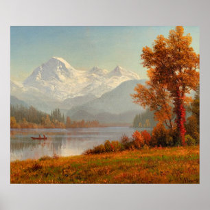 Affiche Mont Baker, Washington, art raffiné,