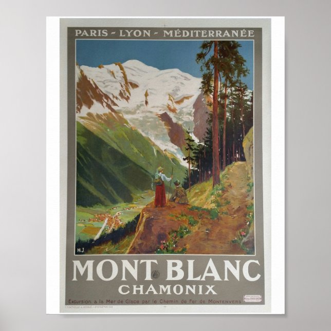 AFFICHE MONT BLANC (Devant)