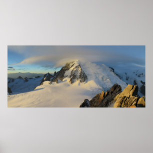 Affiche Mont Blanc sunrise