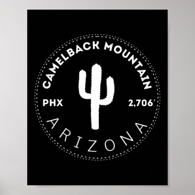 Affiche Mont Camelback - Phoenix Arizona Escalade Et  (Devant)