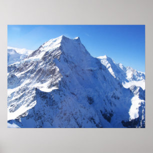 Affiche Mont Cook (Aoraki) Pic, Nouvelle-Zélande