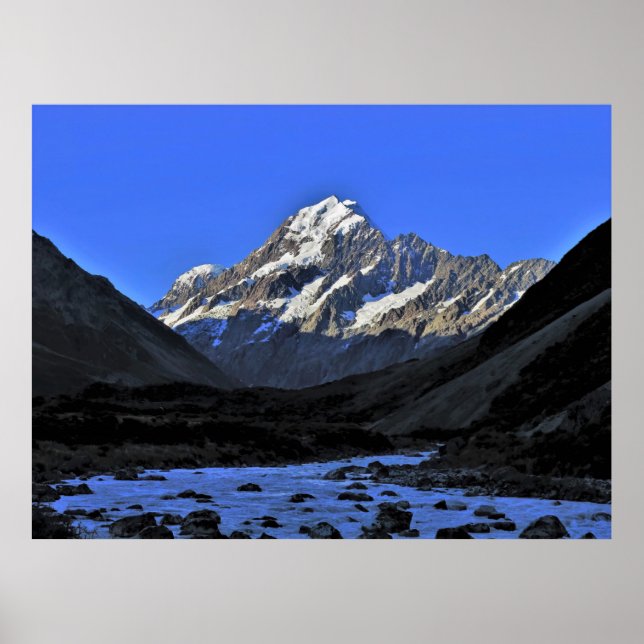 Affiche Mont Cook puissant (Devant)