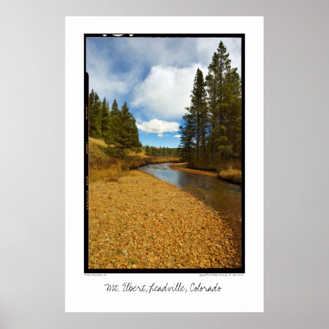 Affiche Mont Elbert, Leadville, Colorado (Devant)