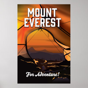 Affiche Mont Everest pour l'aventure !